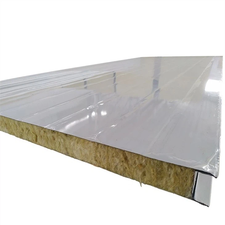 Corrugated Rockwool Sandwich Panel 50mm