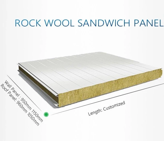Wall Roof Rockwool Sandwich Panel